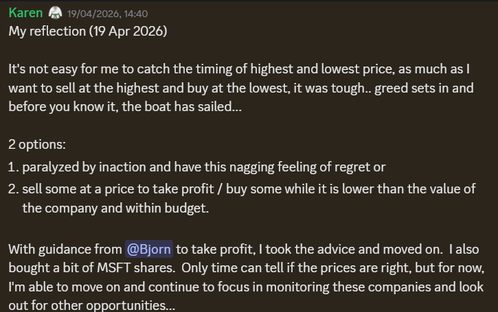 Client feedback screenshot 23