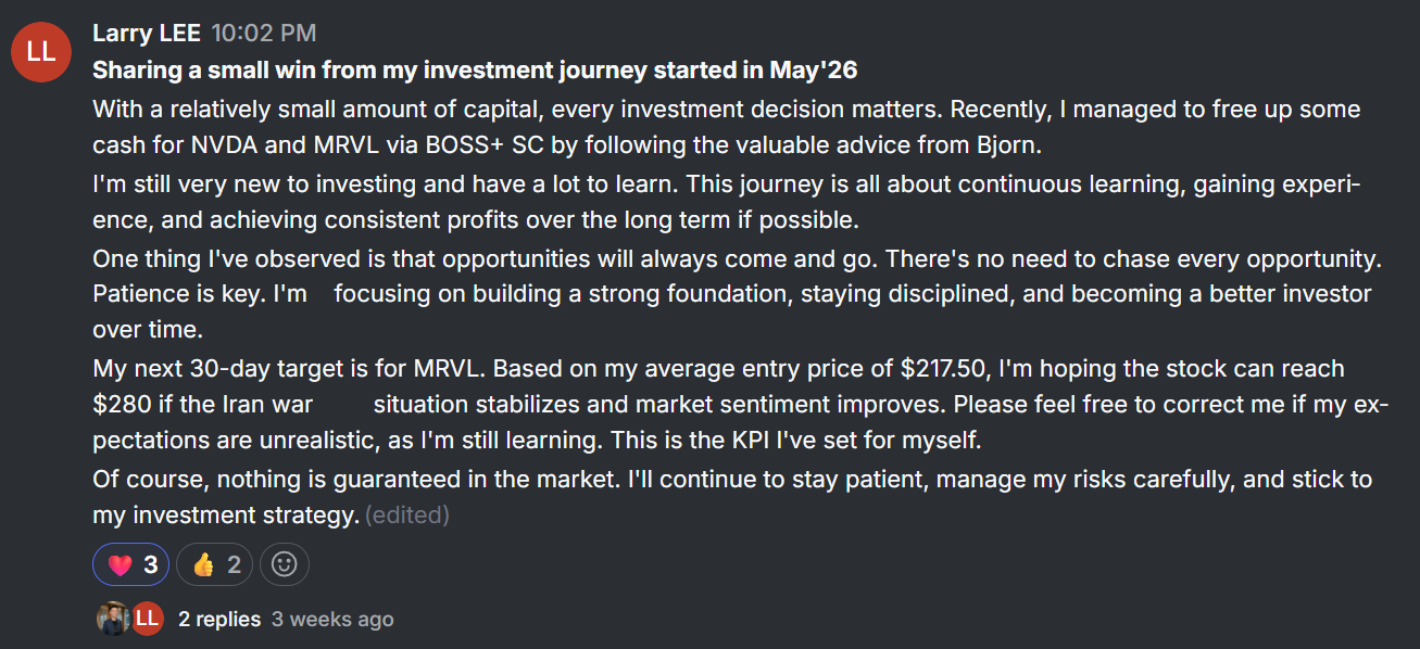 Client feedback screenshot 30