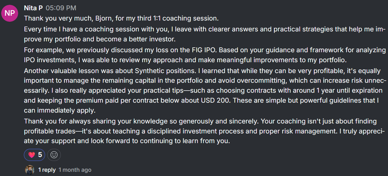 Client feedback screenshot 40