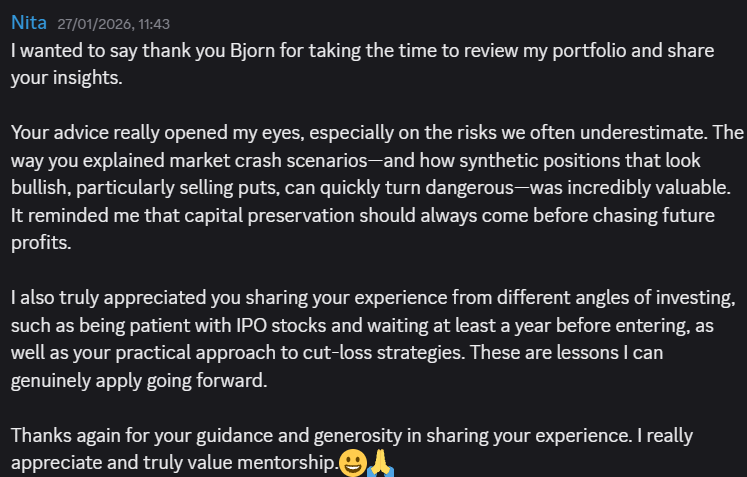 Client feedback screenshot 41