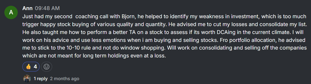 Client feedback screenshot 44