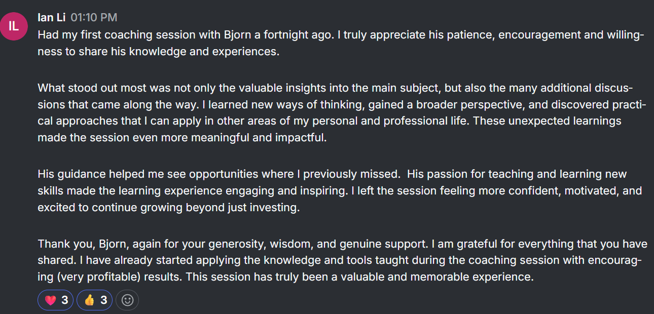 Client feedback screenshot 48
