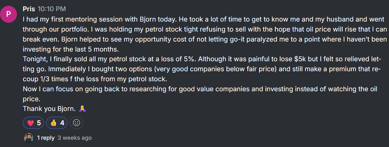 Client feedback screenshot 51
