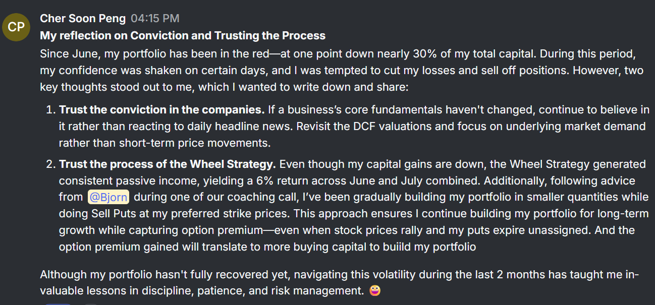 Client feedback screenshot 61